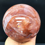 fire quartz sphere    B46