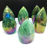 aura fluorite ornaments