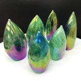 aura fluorite ornaments