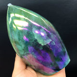 aura fluorite ornaments