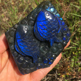 labradorite all kinds of carved