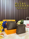LV M47542#  Men's handbag