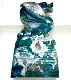moss agate big dragon carving