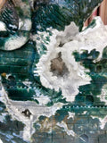moss agate big dragon carving