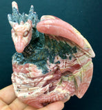 rhodochrosite dragon