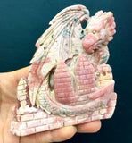 rhodochrosite dragon