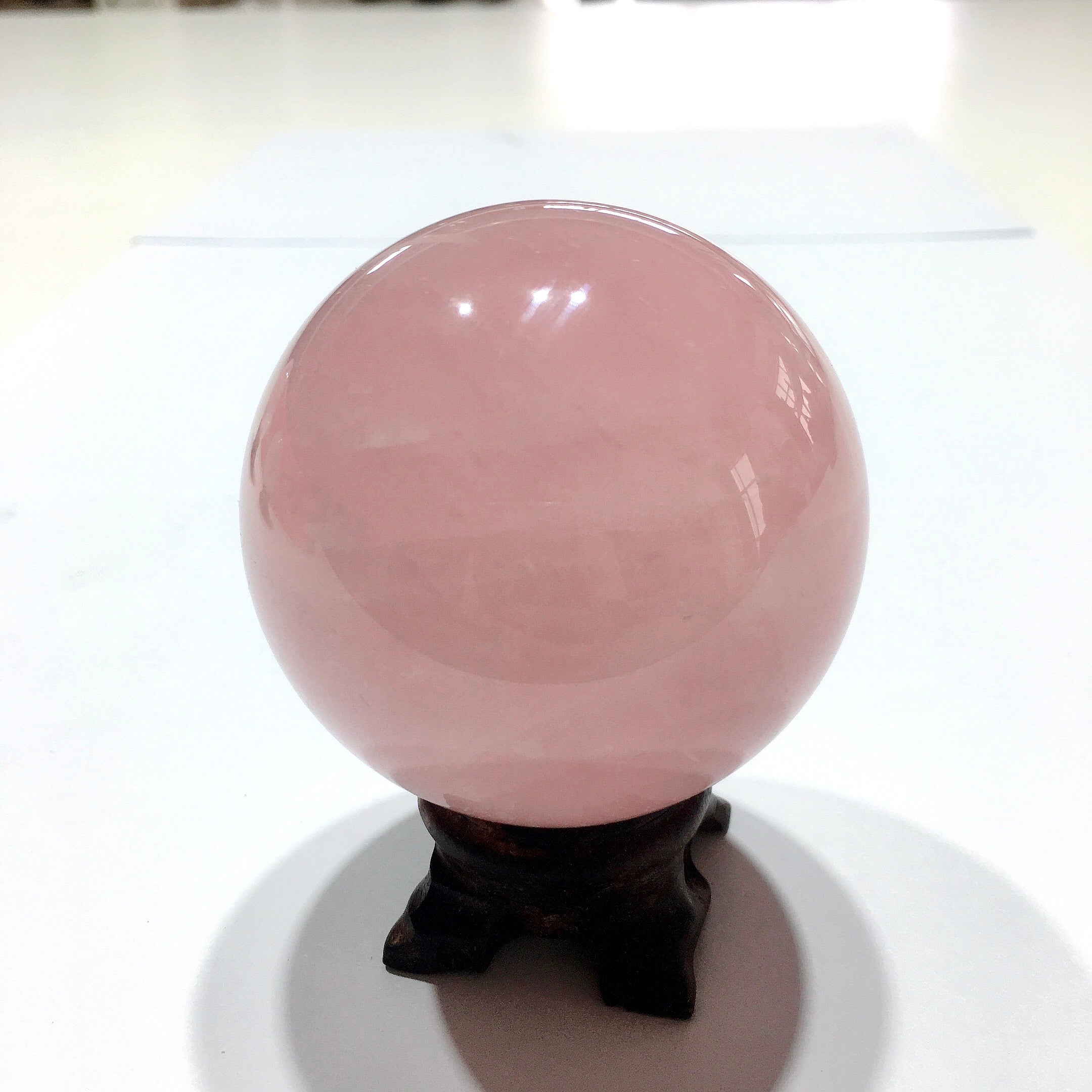 rose quartz sphere