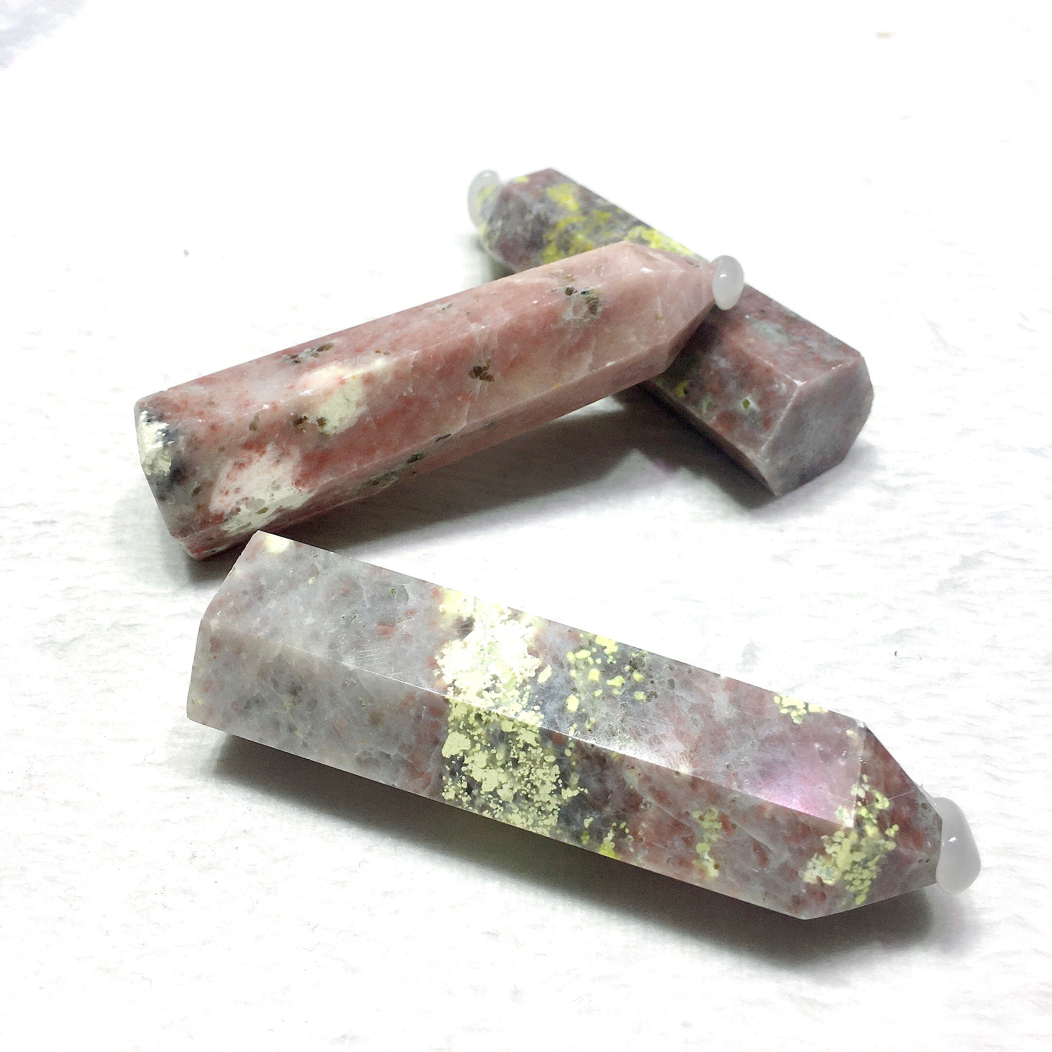 dendritic rhodonite  tower