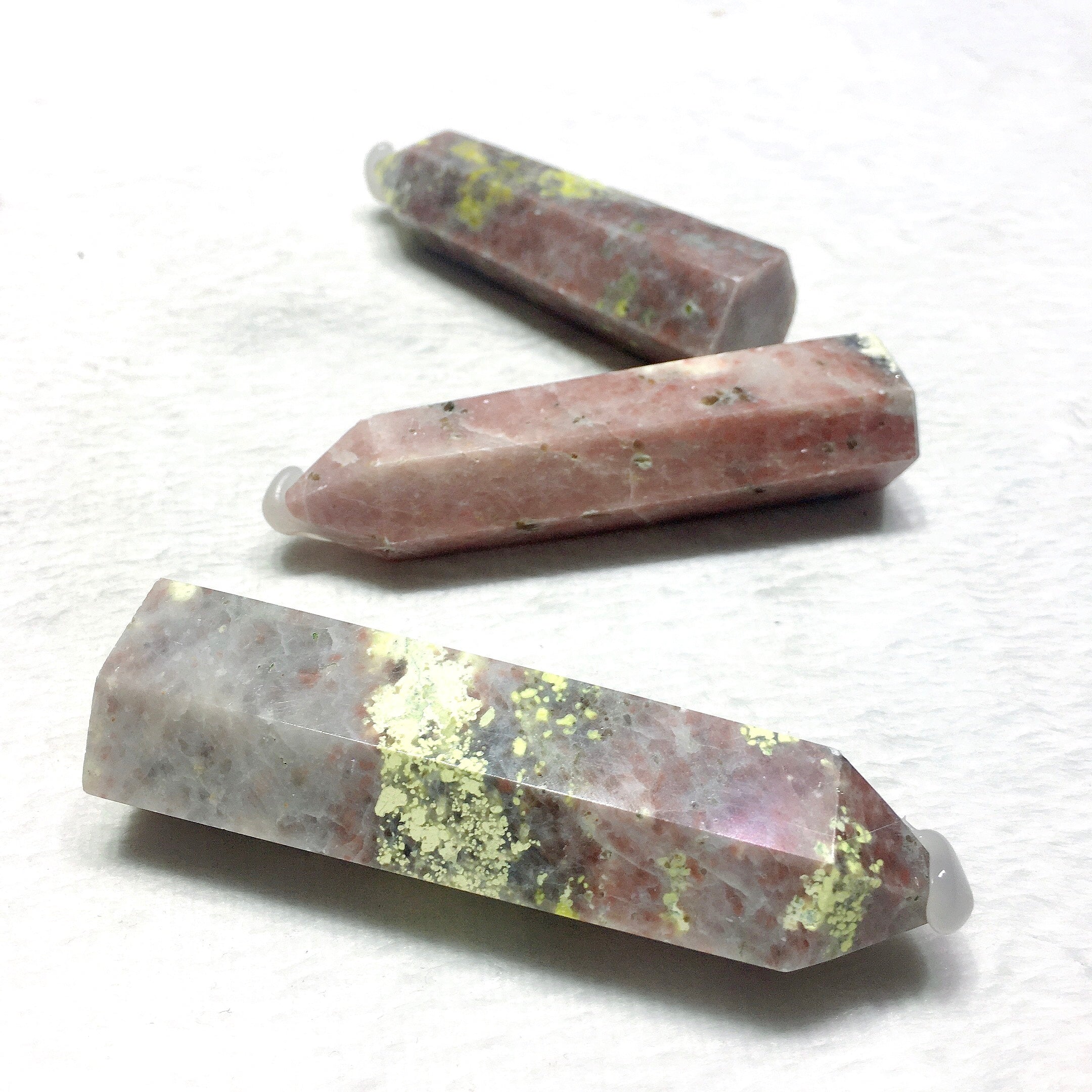dendritic rhodonite  tower