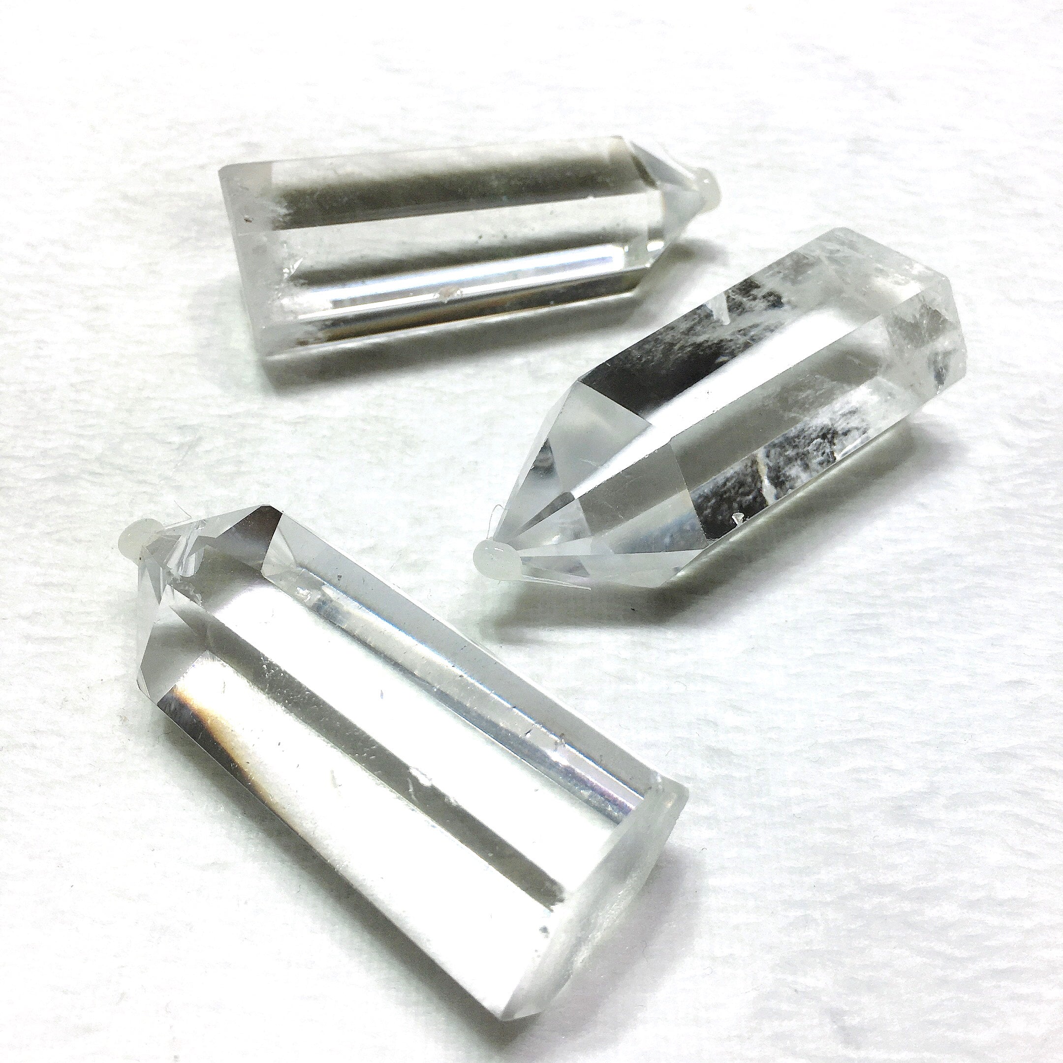 clear quartz tower