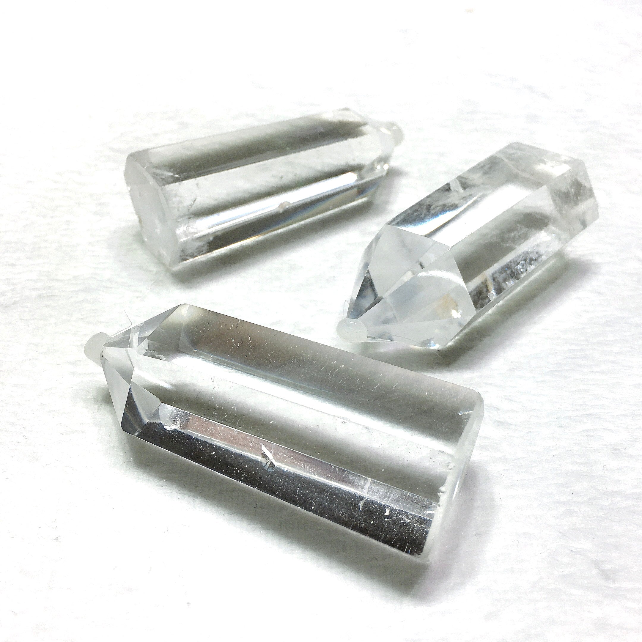 clear quartz tower