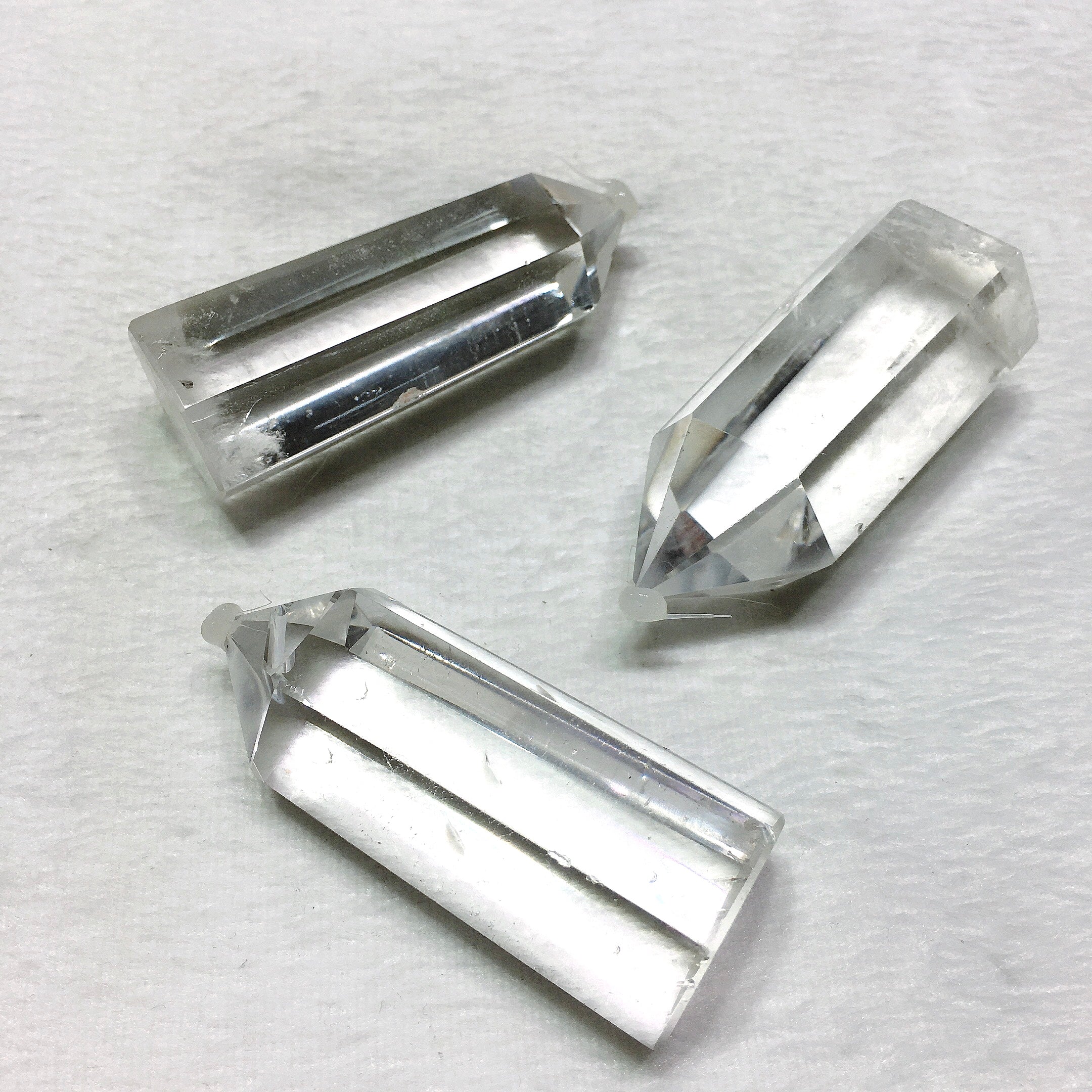 clear quartz tower