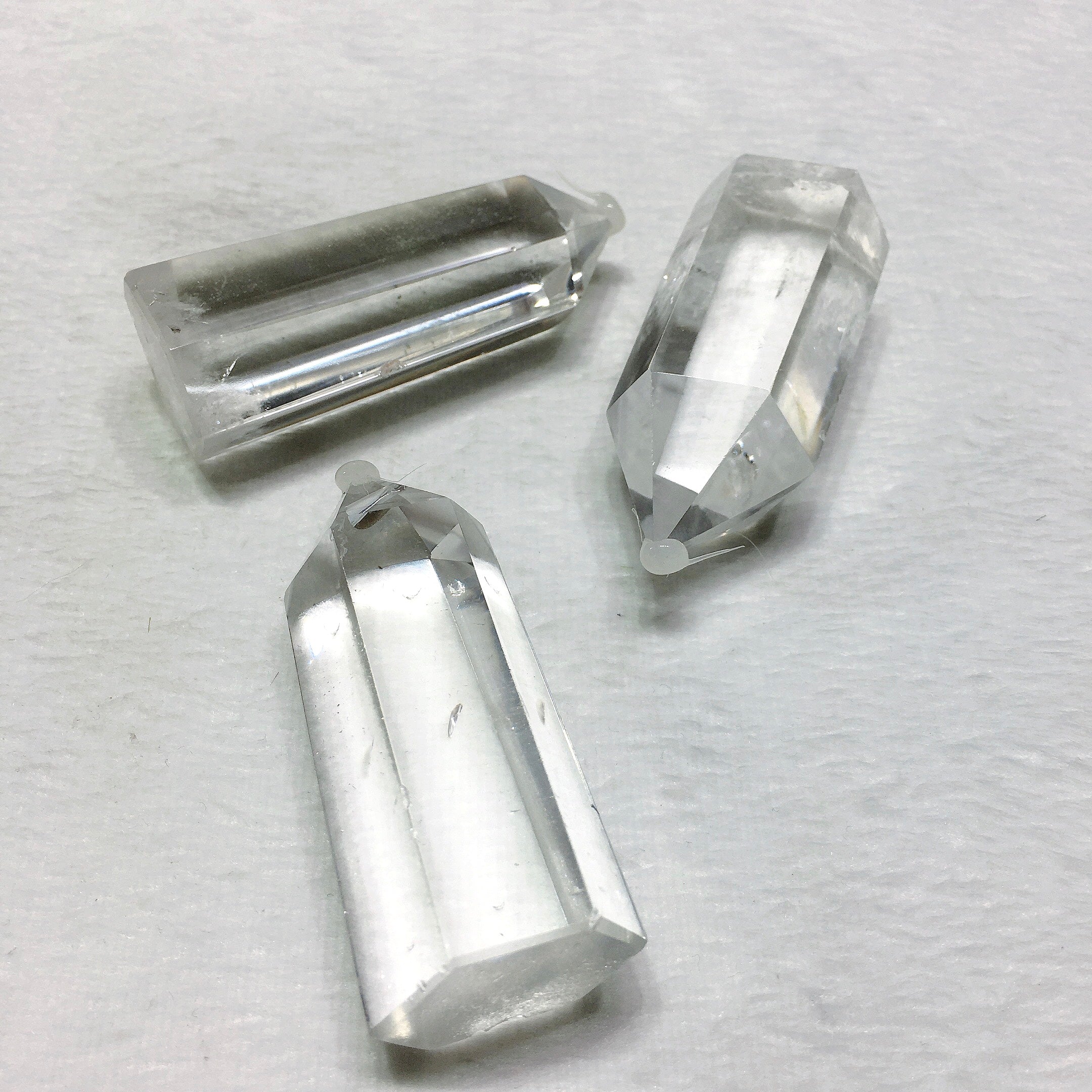 clear quartz tower