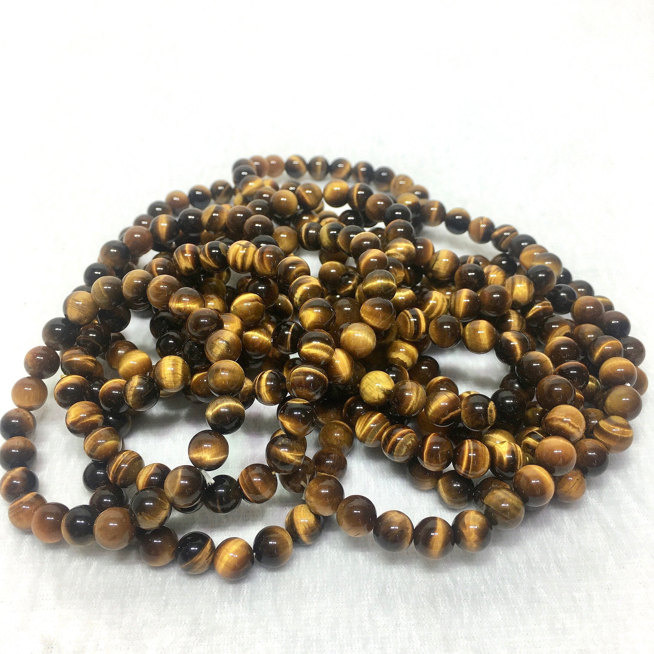 yellow tiger eyes bracelet