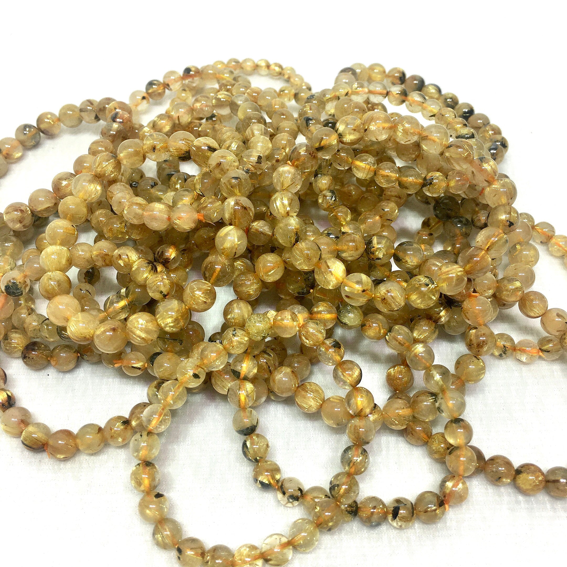 golden rutiles bracelet
