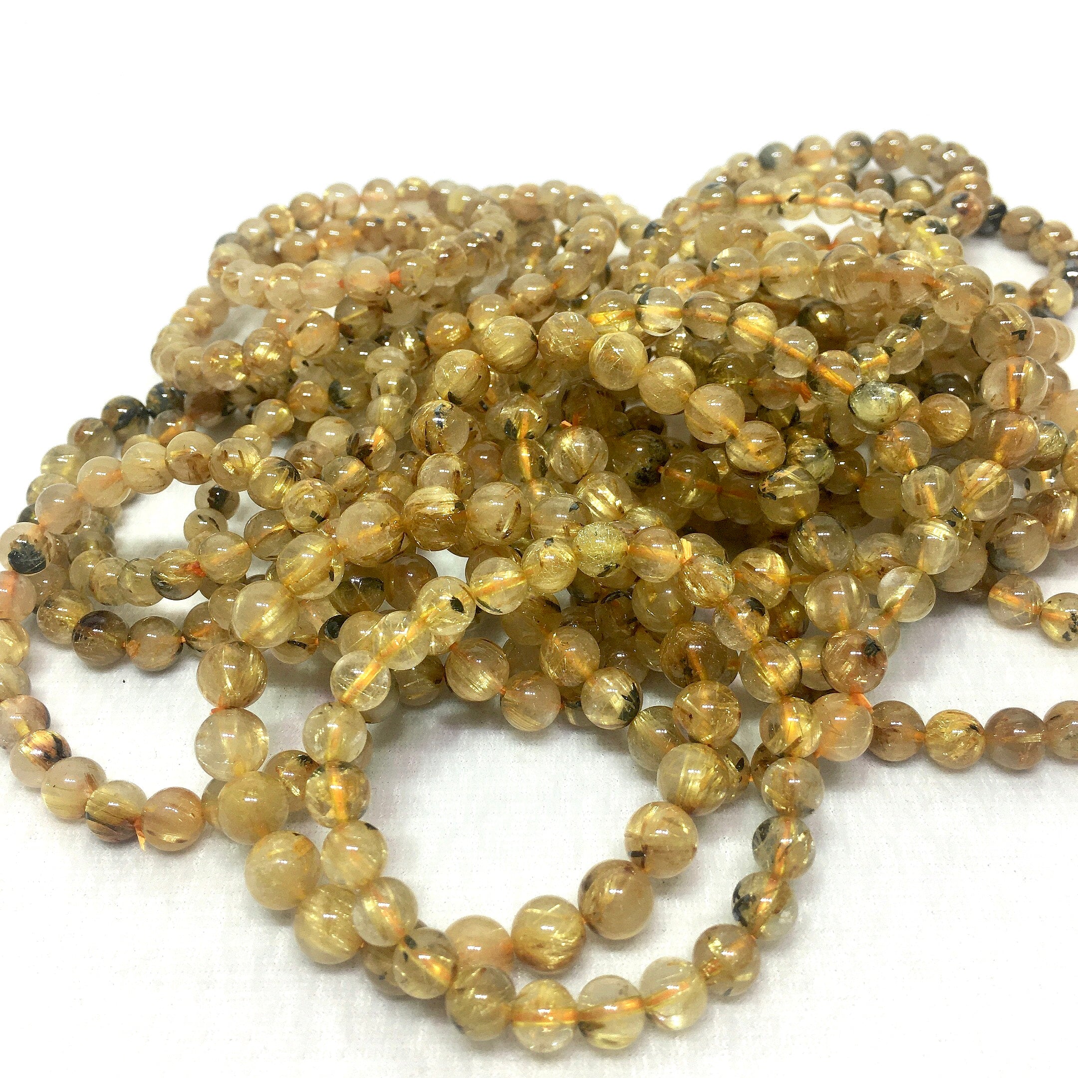 golden rutiles bracelet