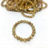 golden rutiles bracelet
