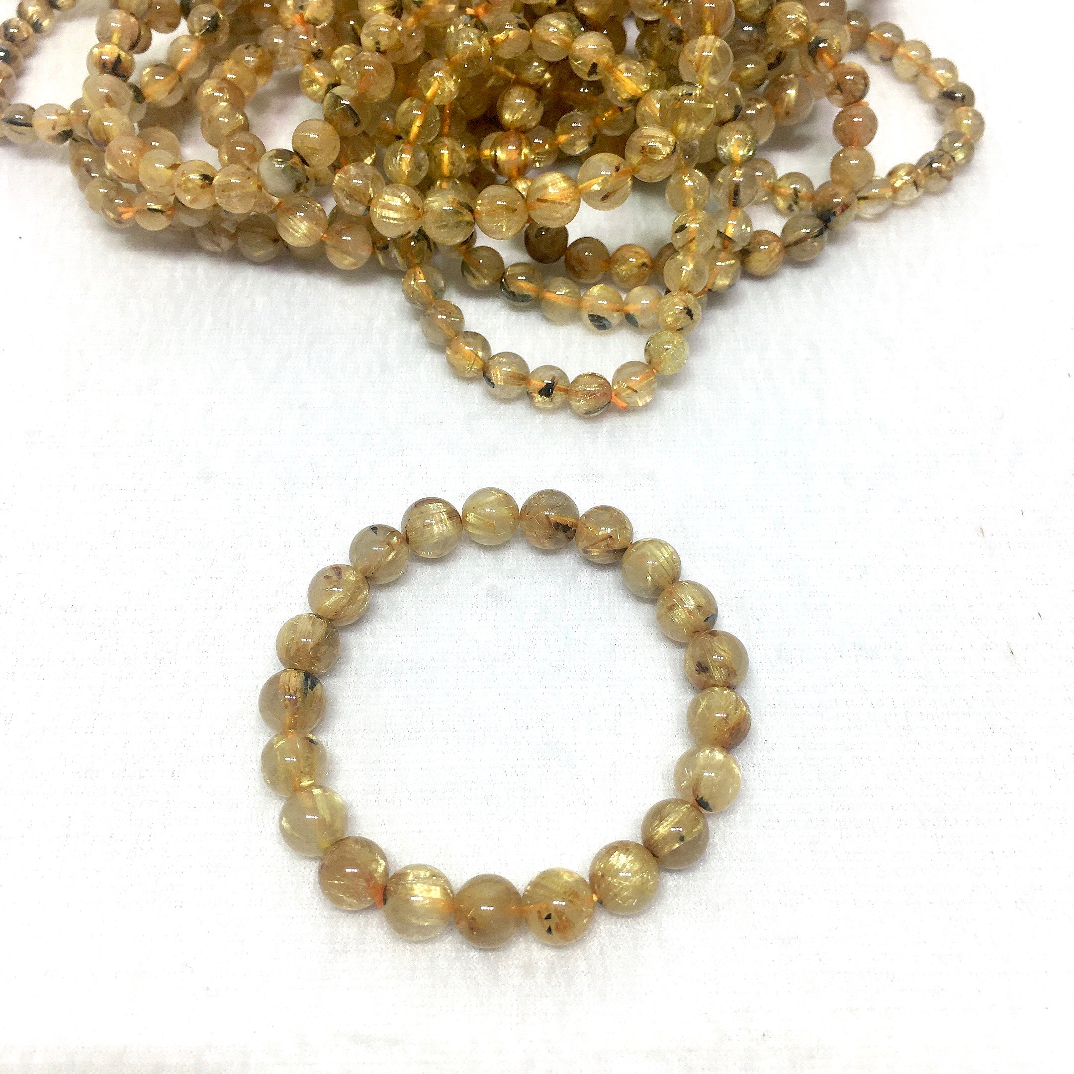 golden rutiles bracelet