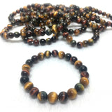 colourful tiger eyes bracelet