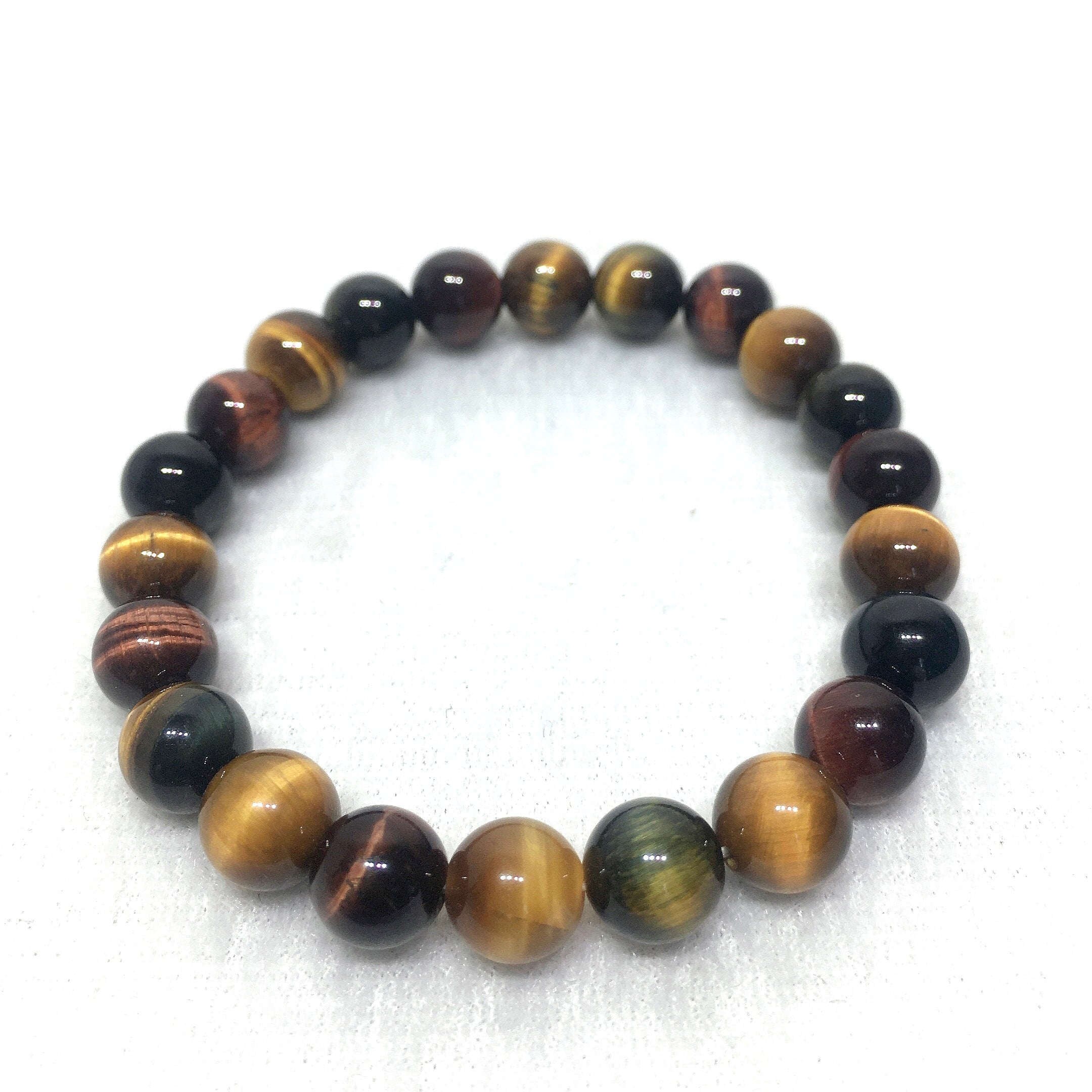 colourful tiger eyes bracelet