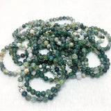 moss agate bracelet