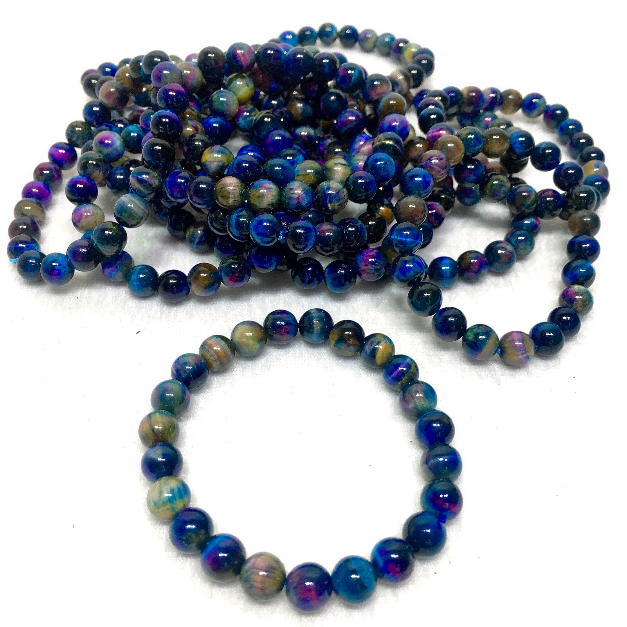 galaxy tiger eye bracelet