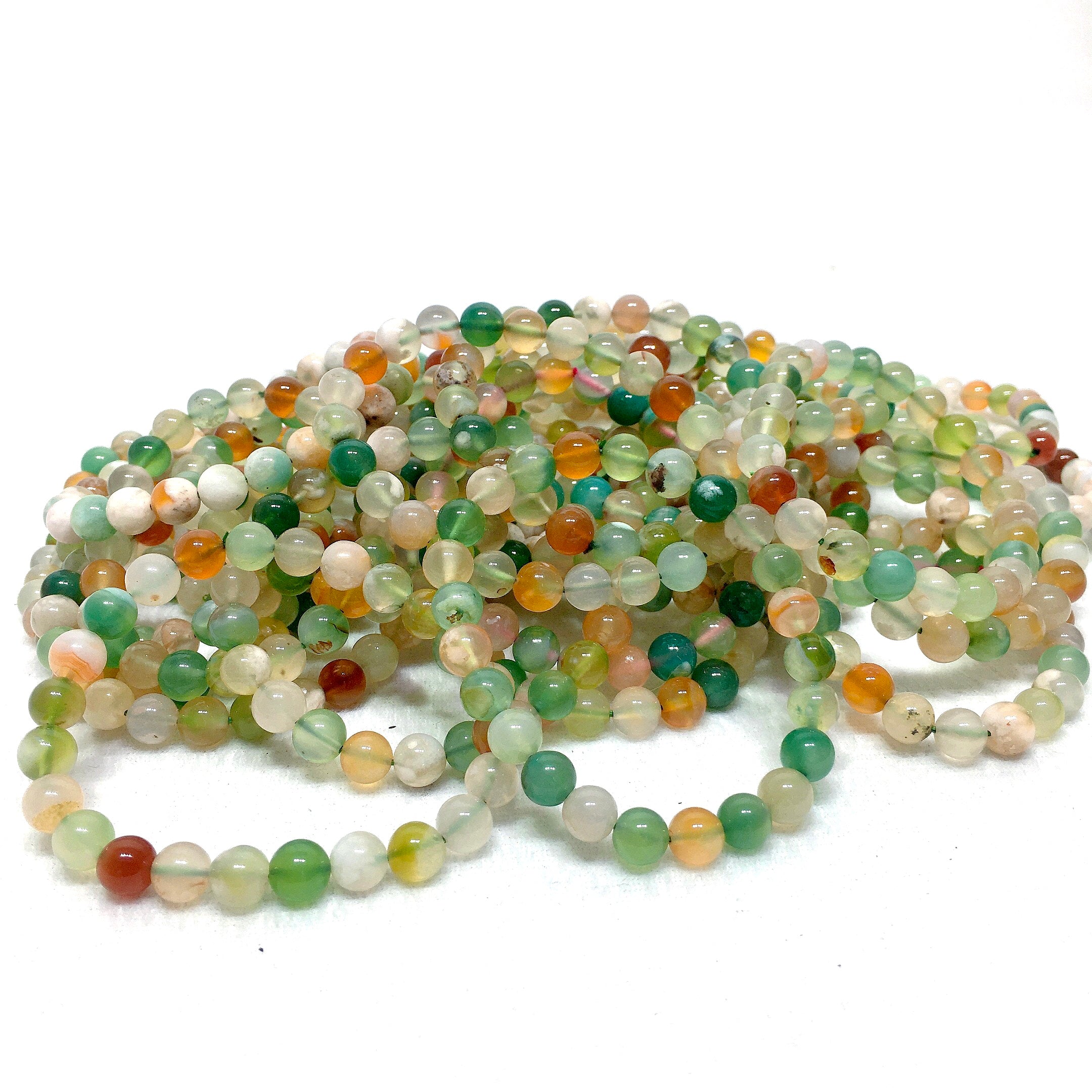 green floral bracelet