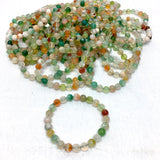 green floral bracelet