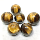 yellow tiger eyes sphere