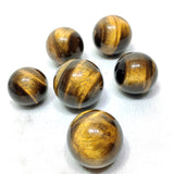 yellow tiger eyes sphere
