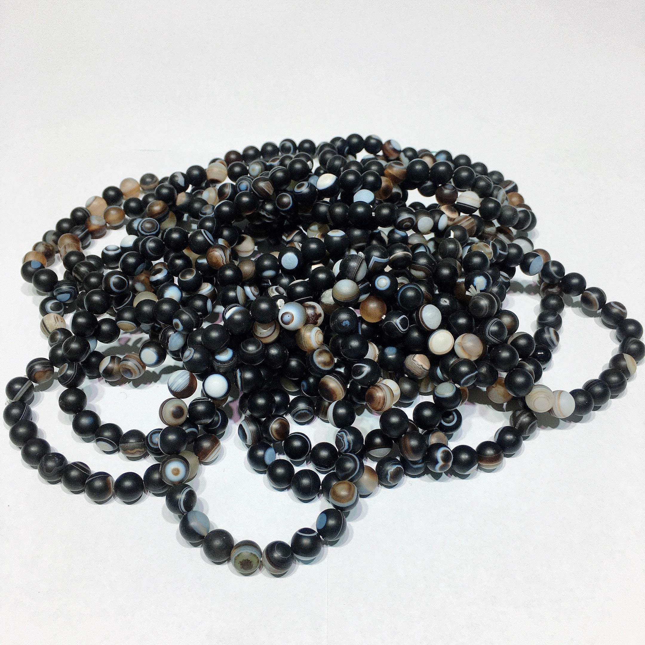 1000 eye agate bracelet