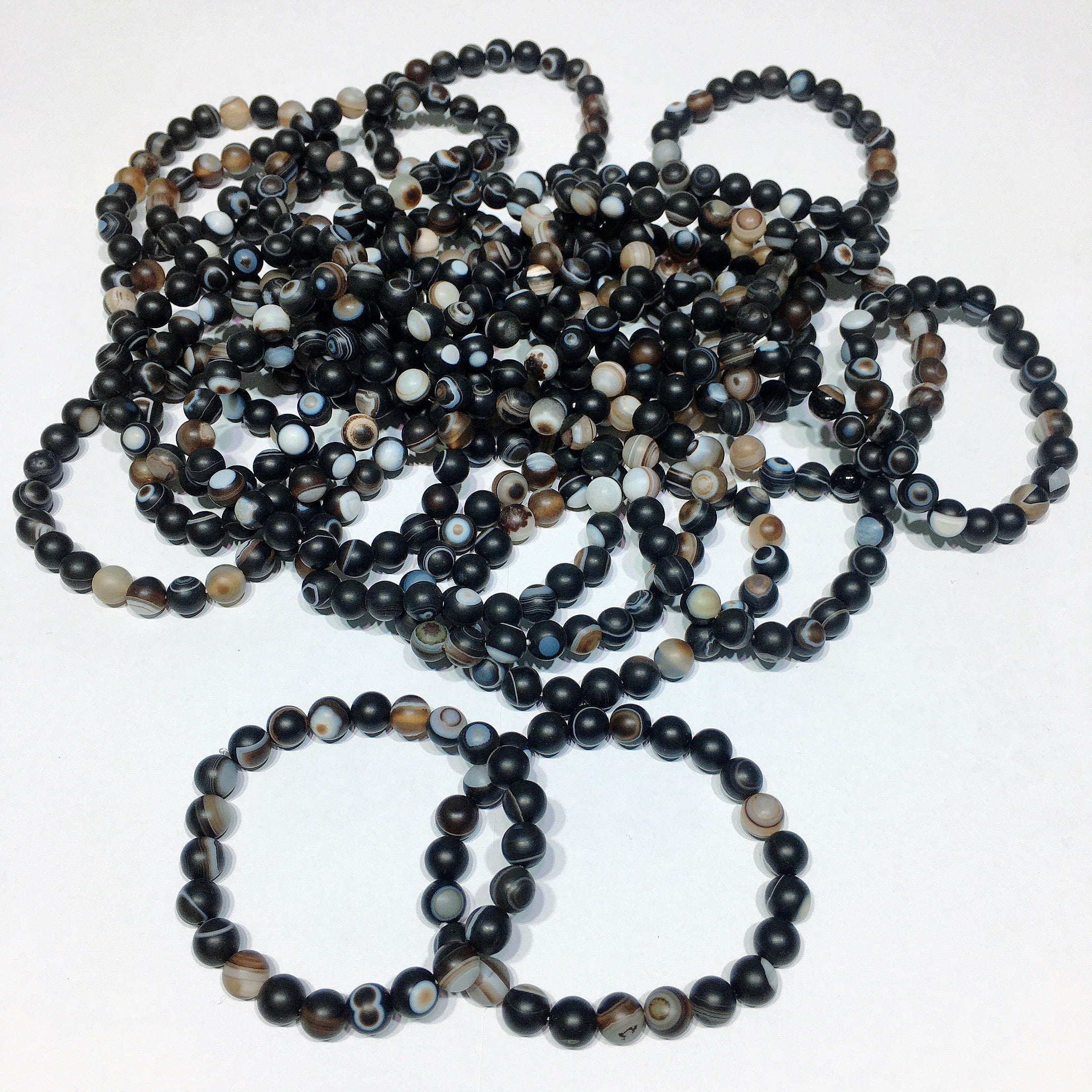 1000 eye agate bracelet