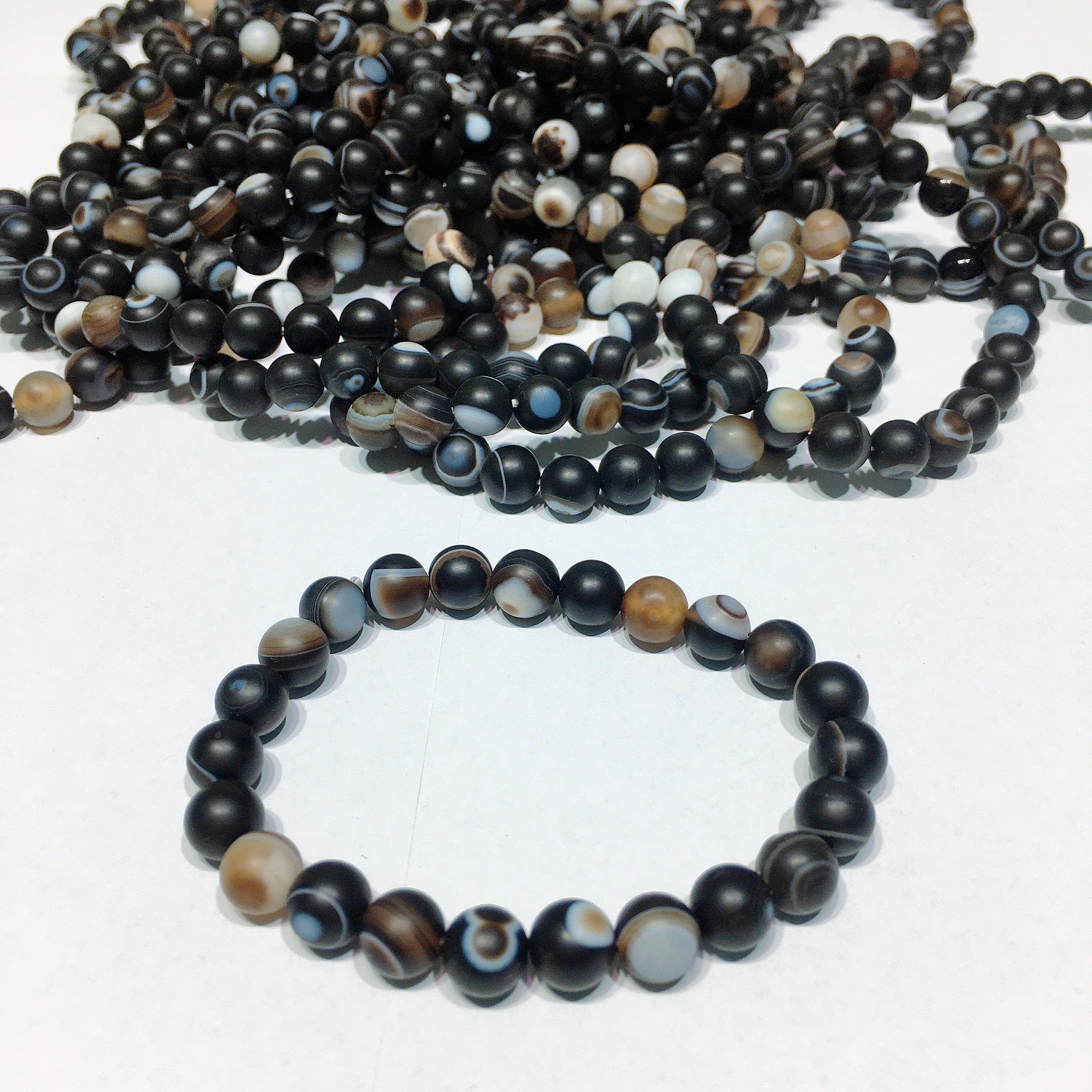 1000 eye agate bracelet
