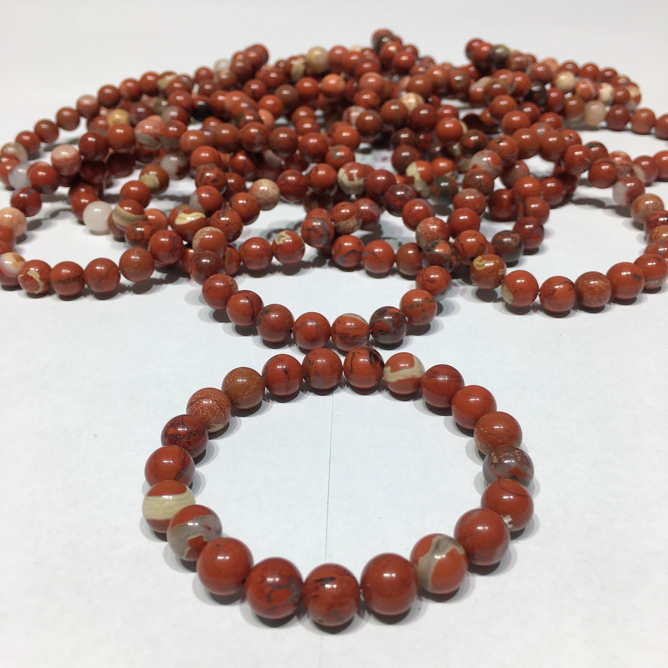 red jasper bracelet