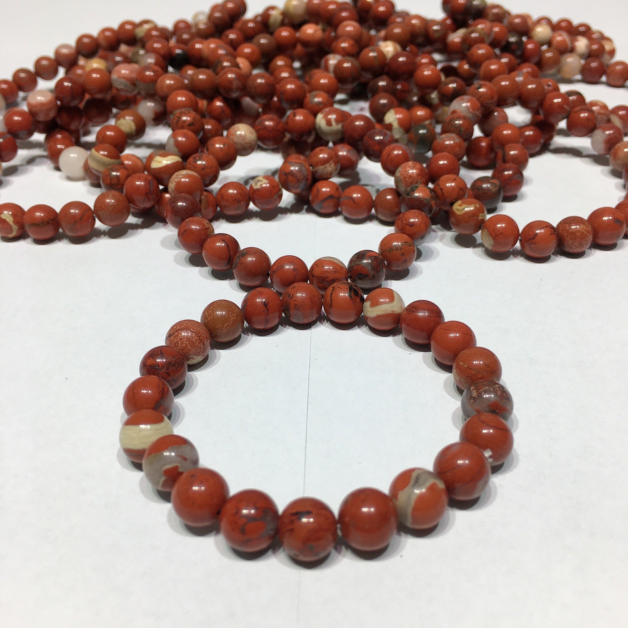 red jasper bracelet