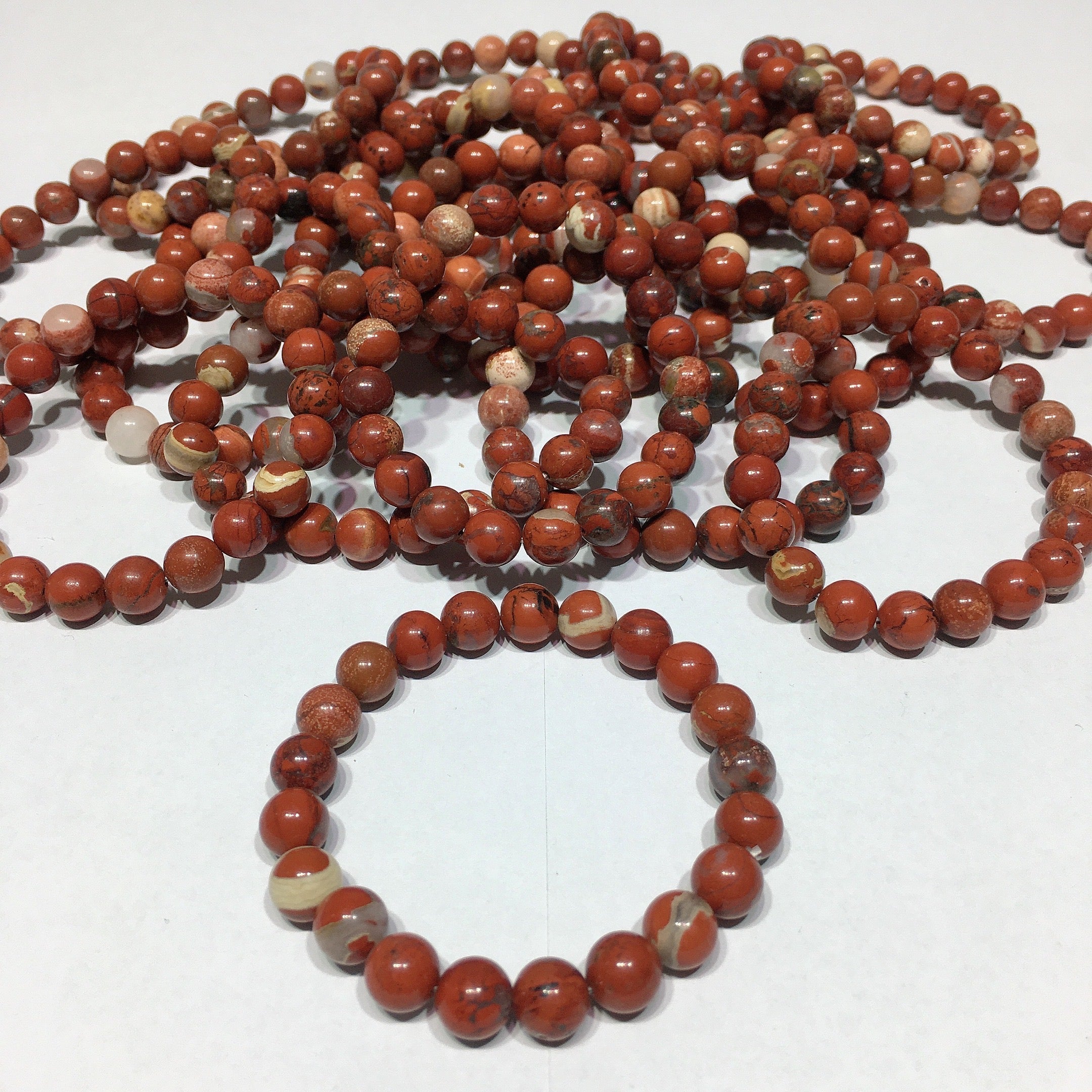 red jasper bracelet