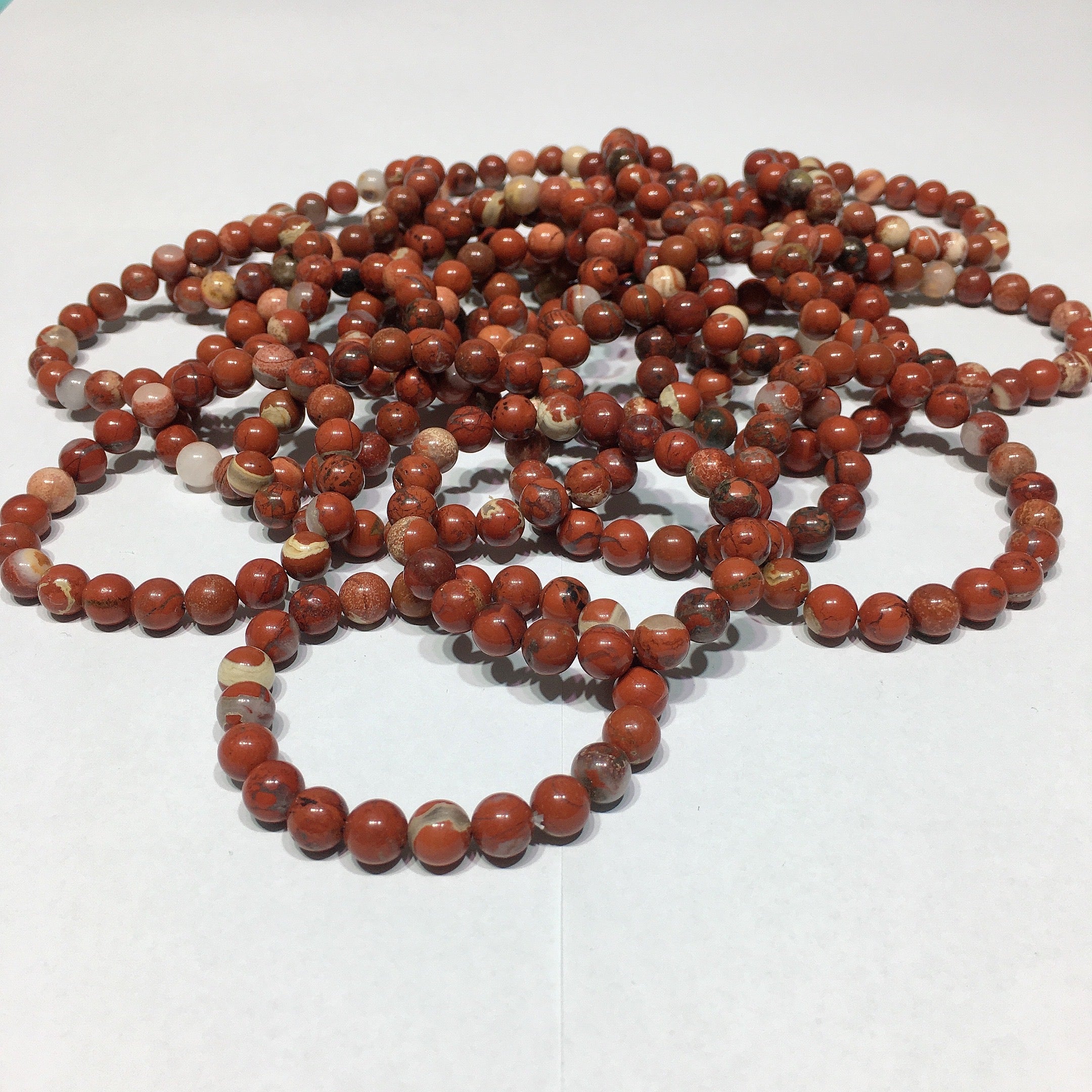 red jasper bracelet