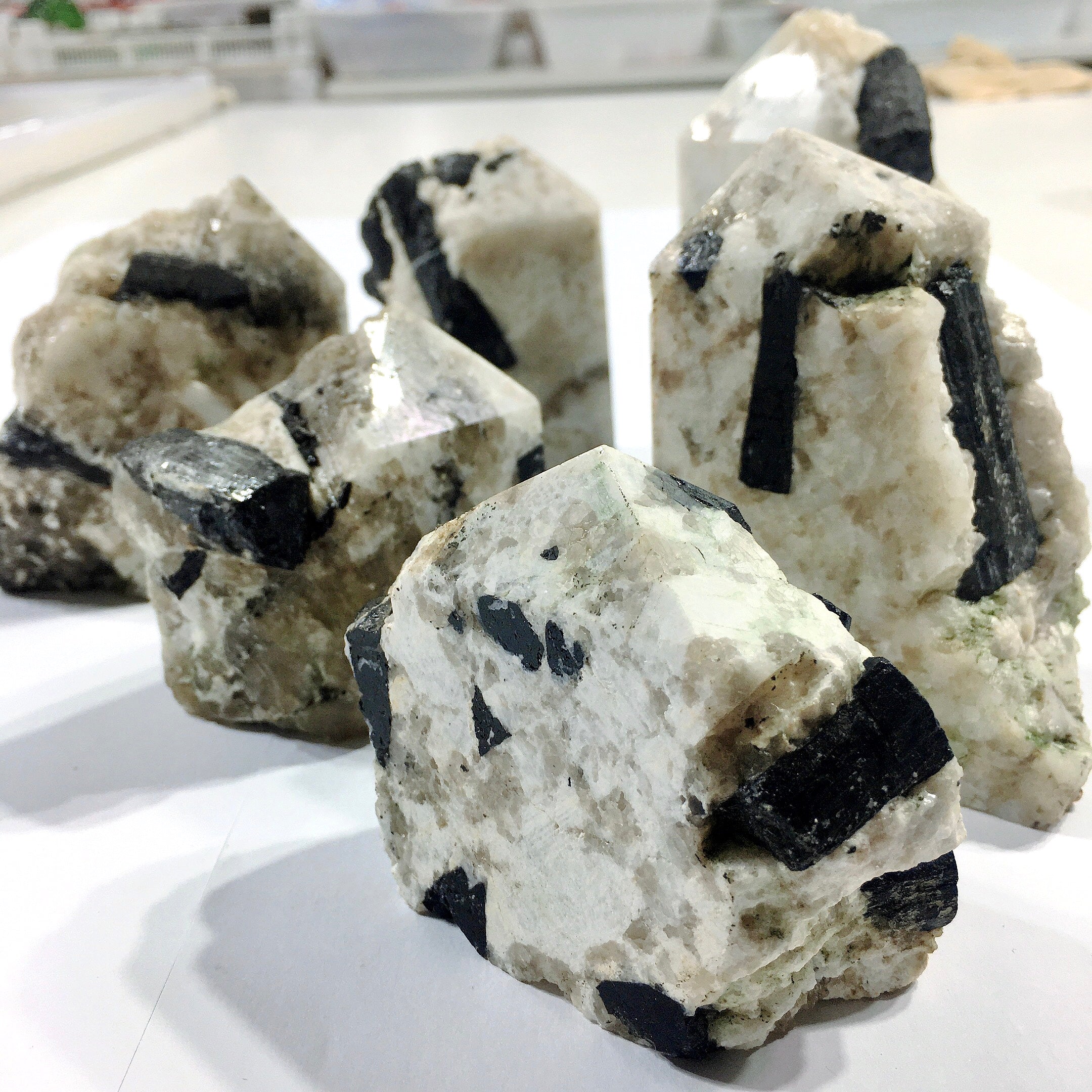 black tourmaline raw  tower