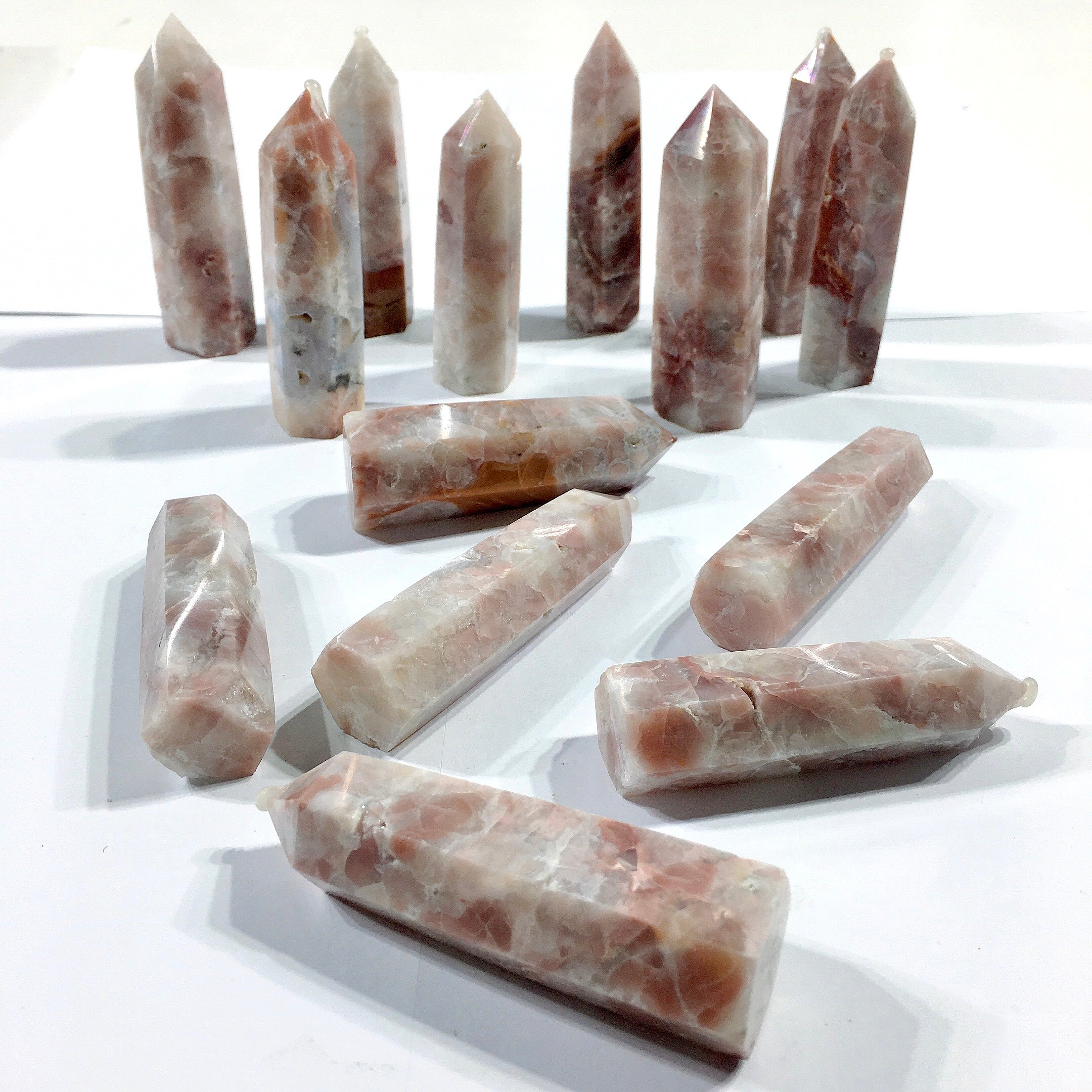 pink agate tower