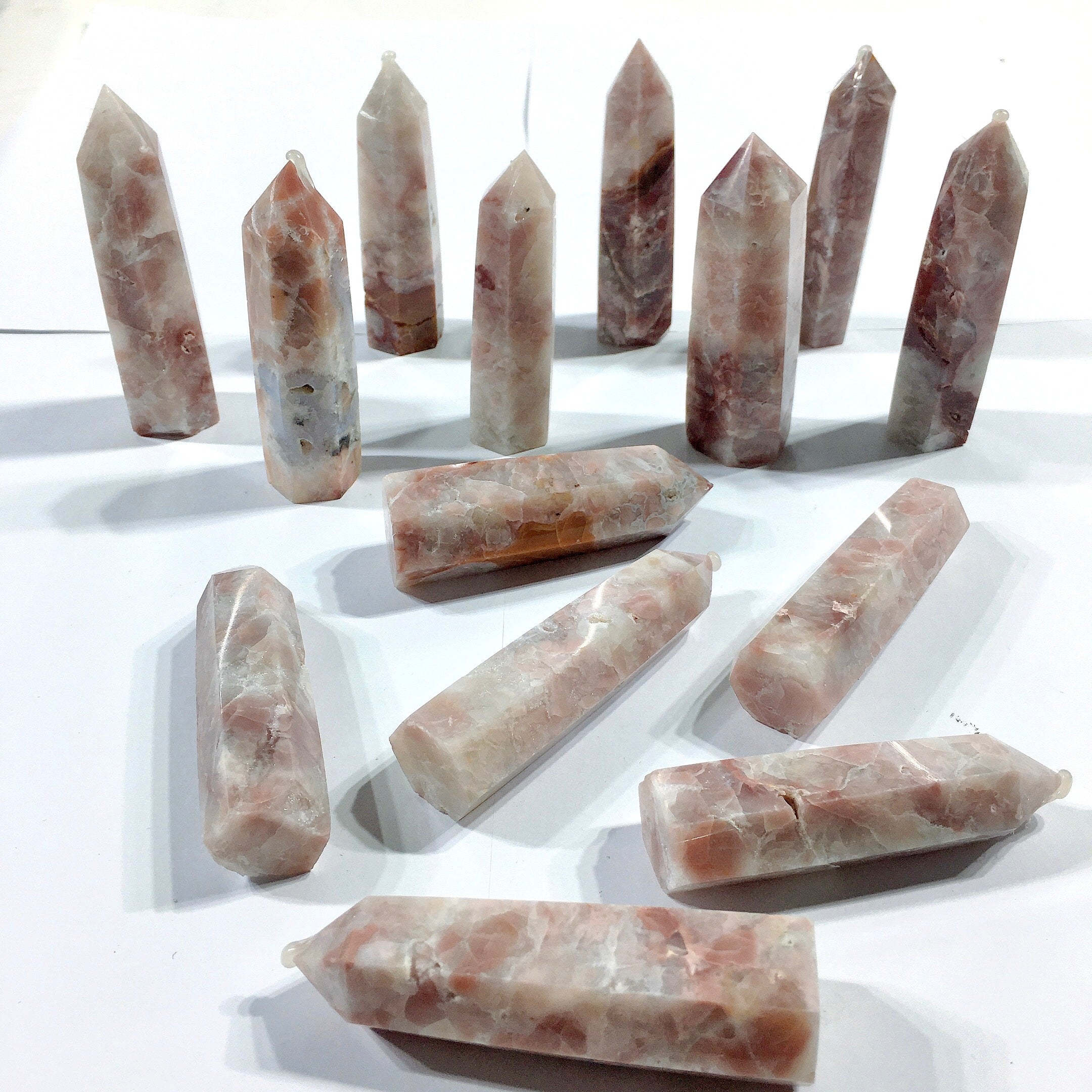 pink agate tower
