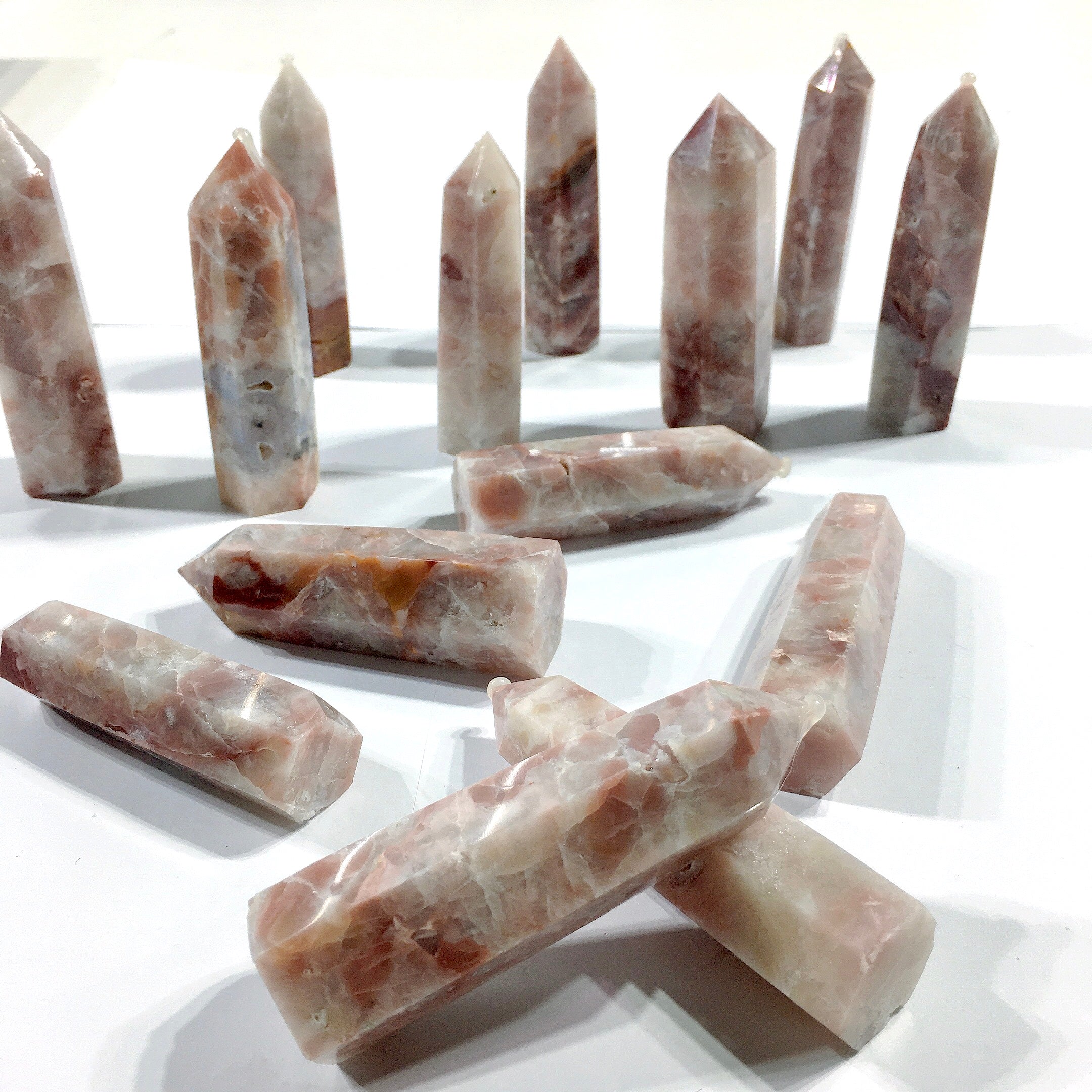 pink agate tower