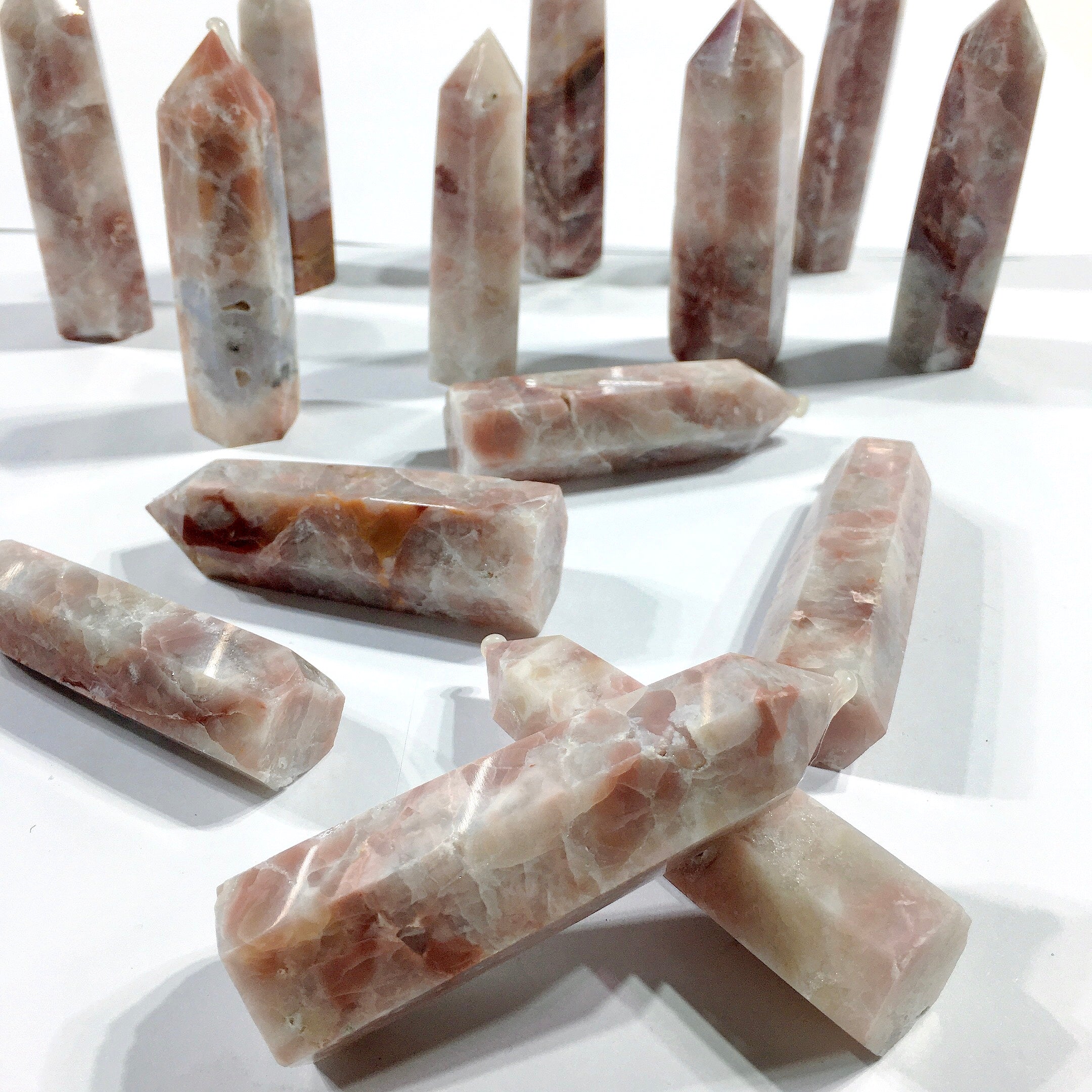 pink agate tower